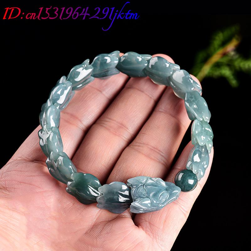 Blue Burmese Jadeite Dragon Br - Bracelets review and price