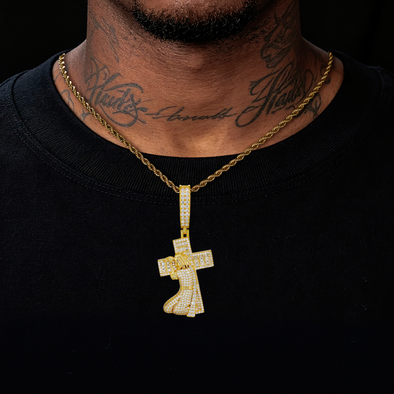 TUHE New Jesus Cross 925 Silve - 925 Sterling Silver Chain Necklace Men review and price