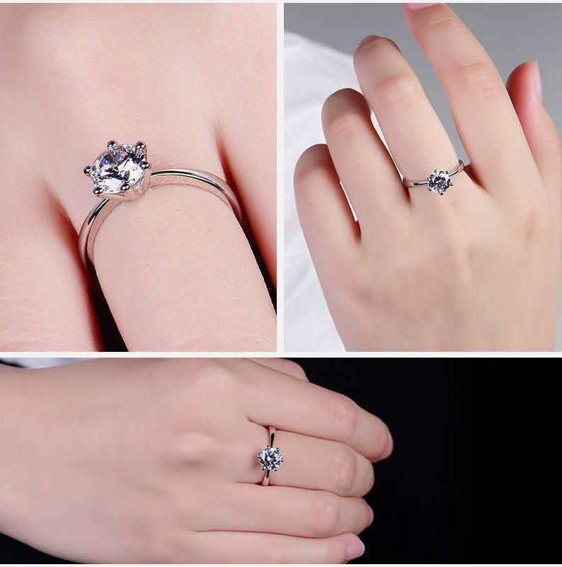Elegant hexagonal geometric ri - Moissanite Engagement Ring 1 Carat review and price