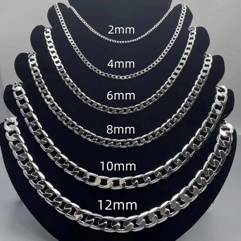Men's 925 Sterling Silver Neck - Cuban Link Chain 12Mm review and price