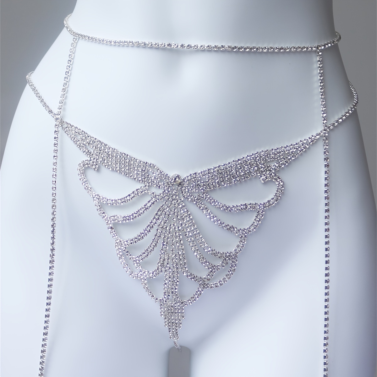 Multi layer rhinestone sparkli - Body Jewelry review and price