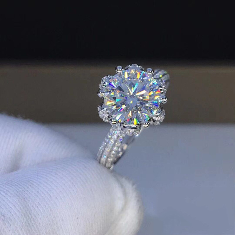 Morganite Ring VVS1 Grade Labo - Moissanite Engagement Ring 1 Carat review and price
