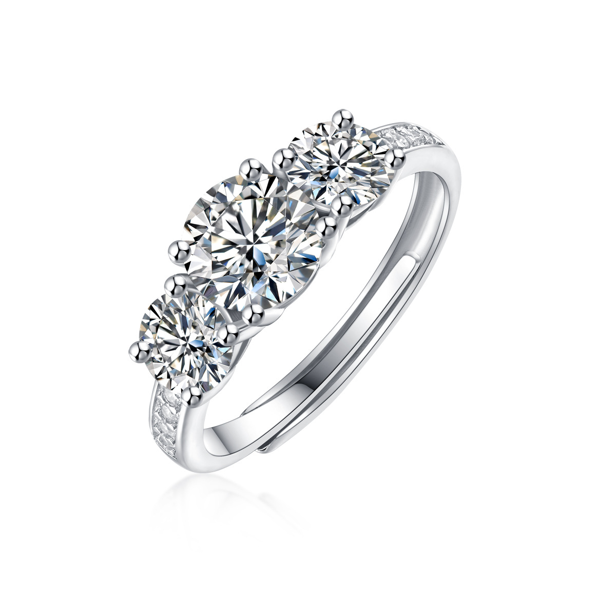 1 Carat D Color VVS1 Moissanit - Moissanite Engagement Ring 1 Carat review and price