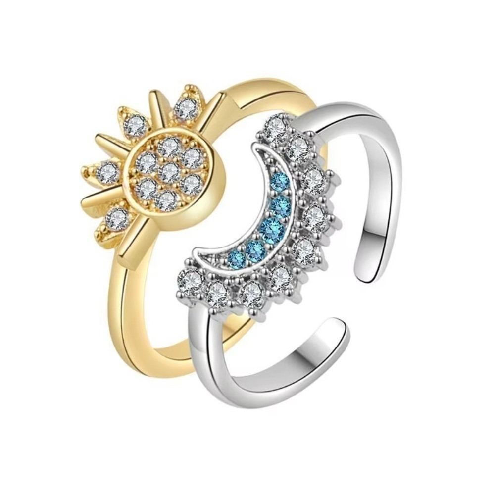 Stainless Steel Sun Moon 2Pcs  - Magnetic Couple Matching Necklaces review and price
