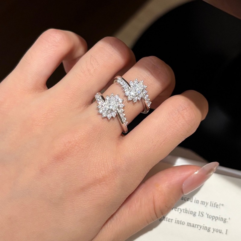 Apaison Luxury 0.5ct&1 Carat M - Moissanite Engagement Ring 1 Carat review and price