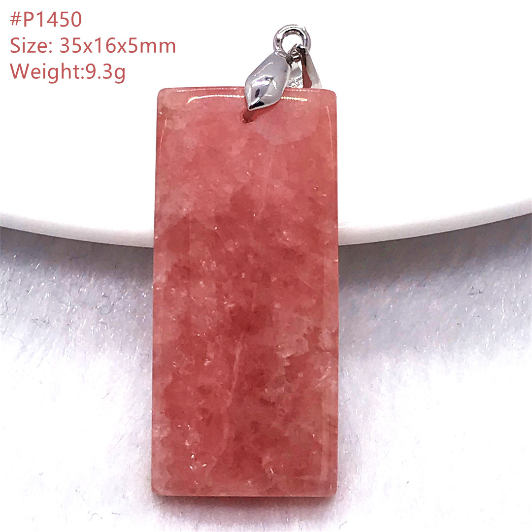 Top Natural Red Rhodochrosite  - Crystal Pendant Necklace Natural Stone review and price