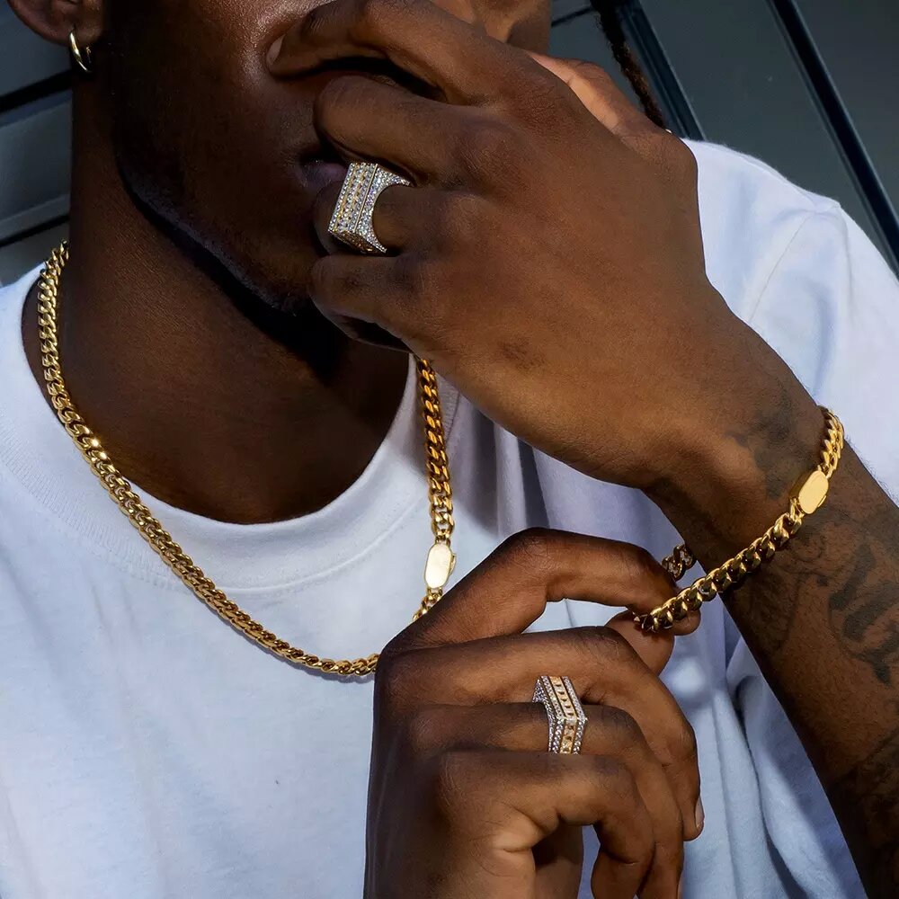 Hip hop New Style 6/8/10/12mm  - Cuban Link Chain 12Mm review and price