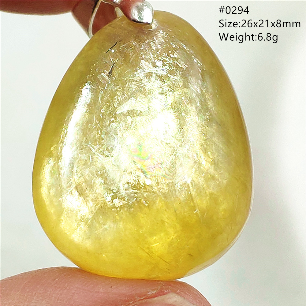 Natural Yellow Lepidolite Quar - 925 Sterling Silver Chain Necklace Men review and price