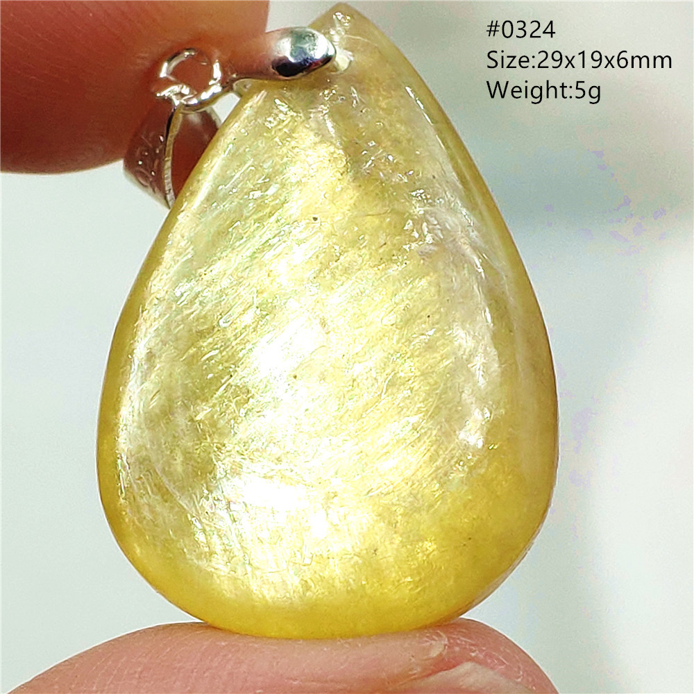 Natural Yellow Lepidolite Quar - 925 Sterling Silver Chain Necklace Men review and price