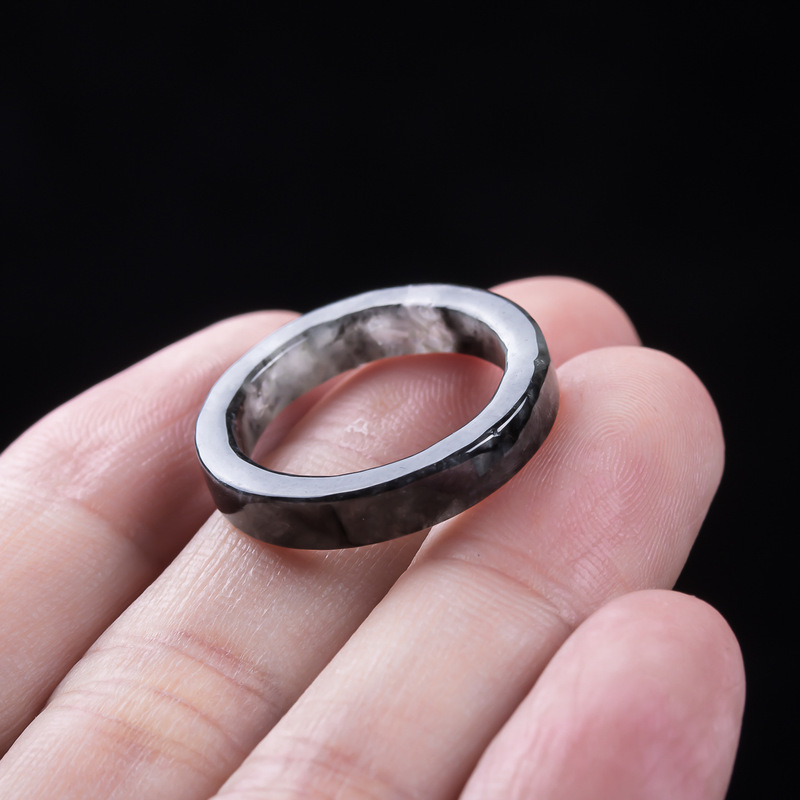 Natural A-grade Burmese , blac - Rings review and price