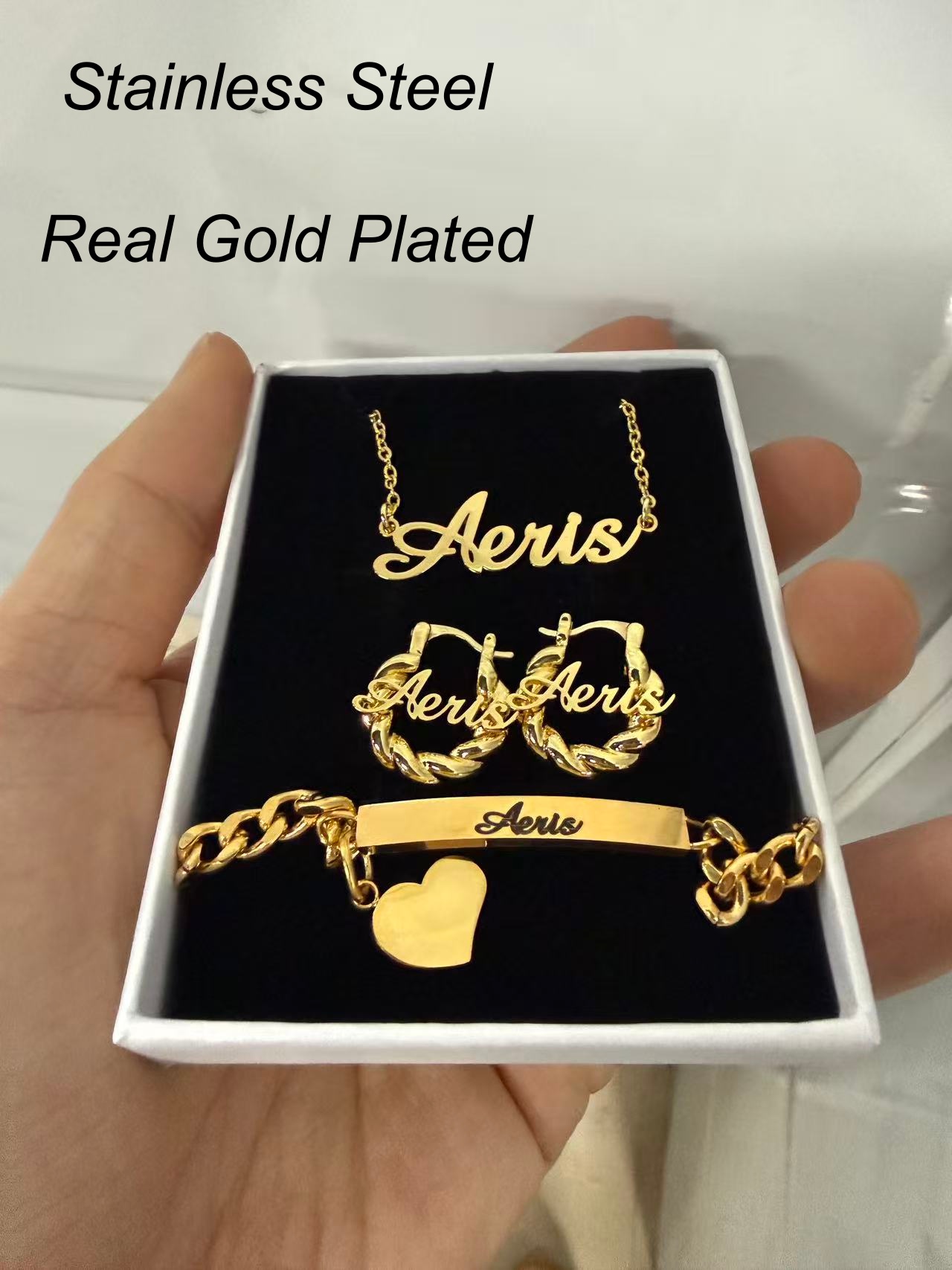 Customized Name Kids Jewelry S - Custom Name Necklace Stainless Steel review and price