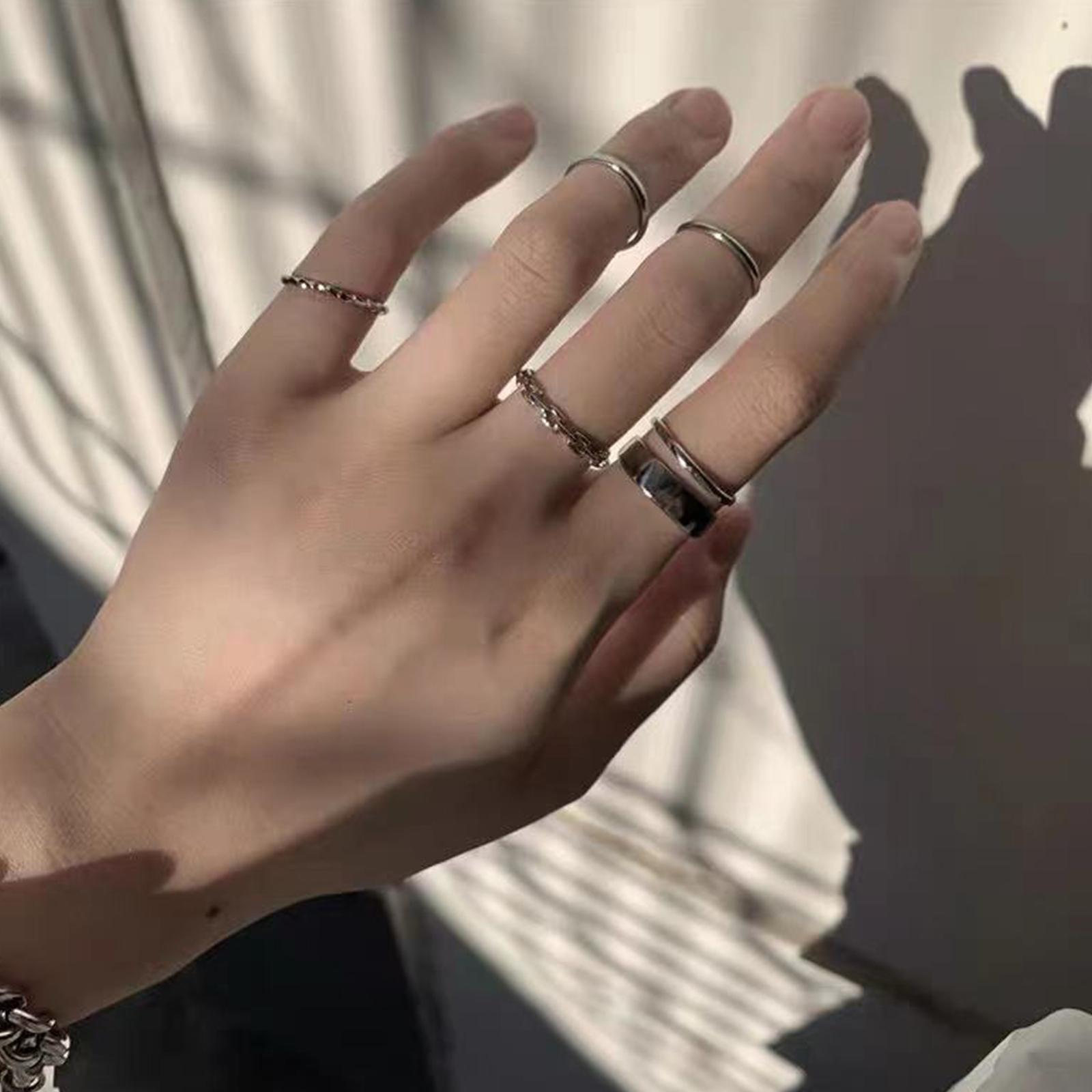 Ladies Hip Hop Ring Set Vintag - Vintage Punk Knuckle Rings Set review and price