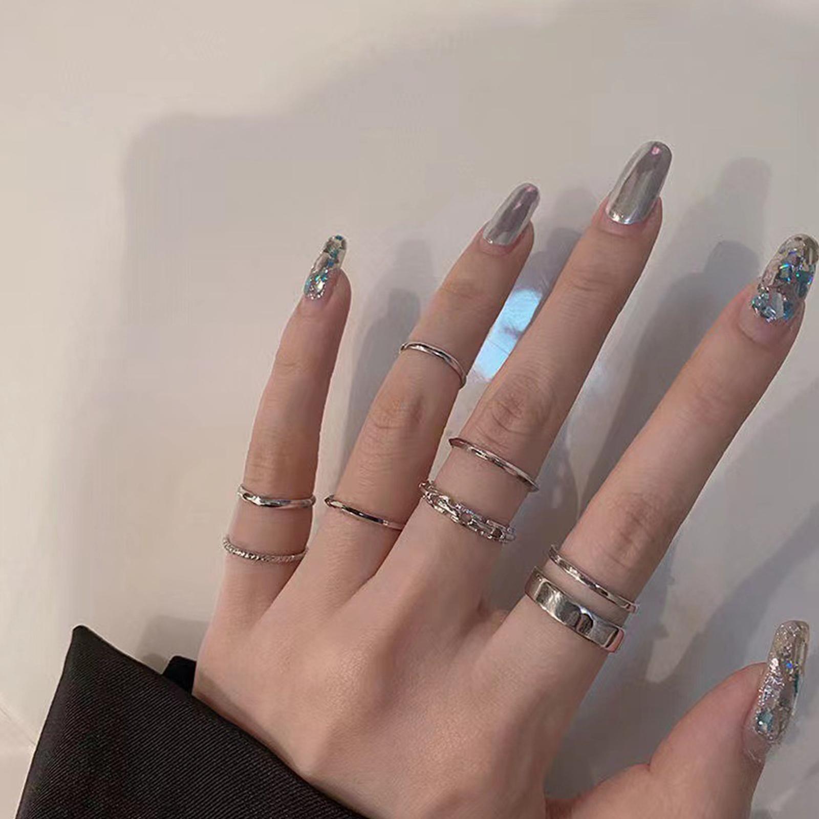 Ladies Hip Hop Ring Set Vintag - Vintage Punk Knuckle Rings Set review and price